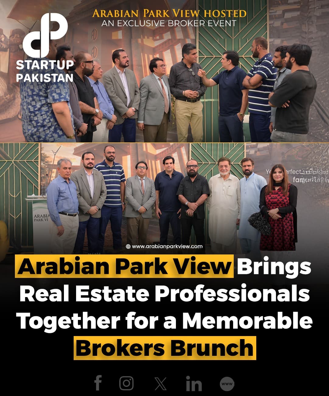 Arabian Park View featured on Startup Pakistan SP Instagram